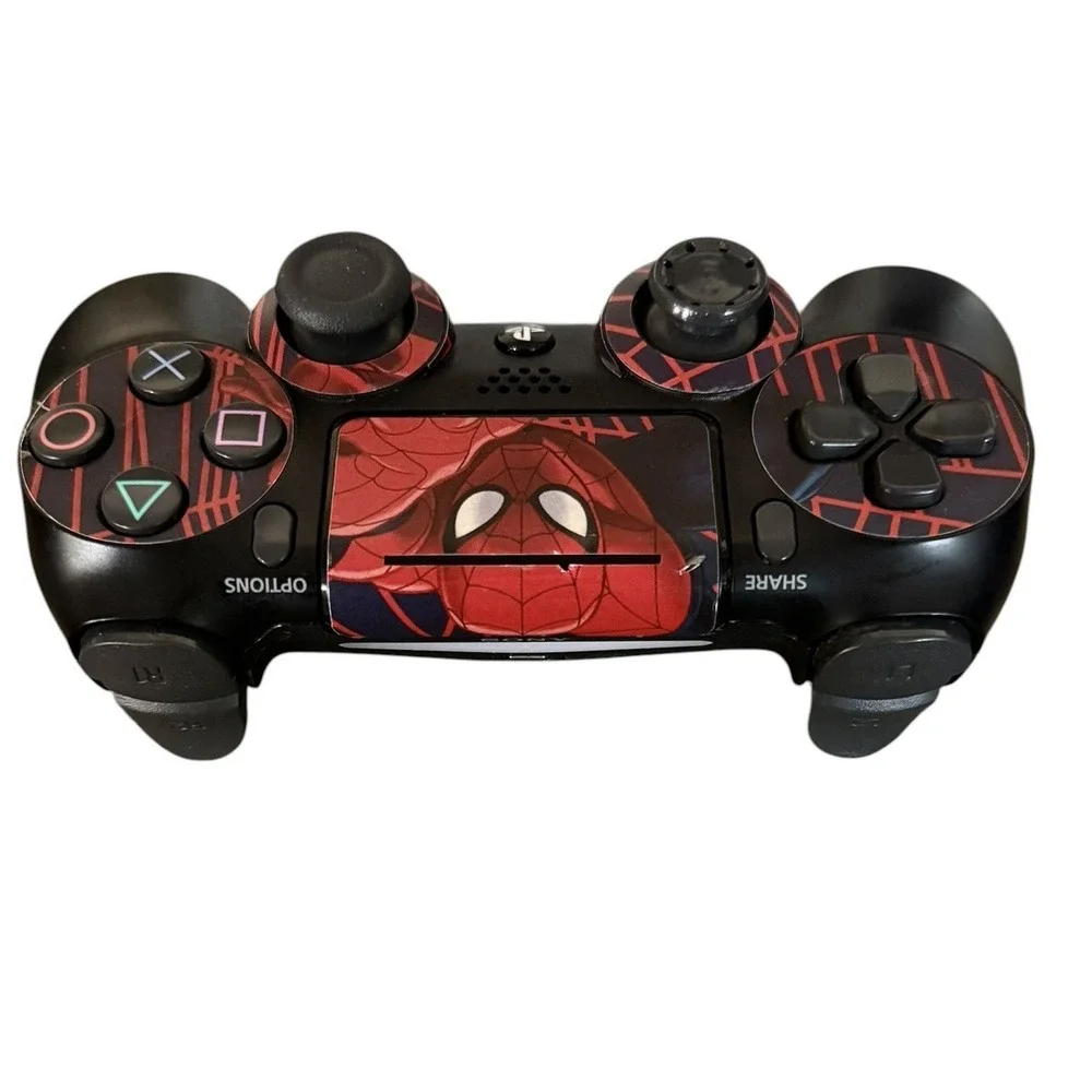 Sony PlayStation 4 DualShock 4 Wireless Controller‎ Spiderman Skin Tested Works